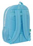 Mochila Escolar Benetton Spring Celeste 30 x 46 x 14 cm