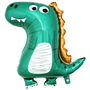 Party Time Juego 4 Globos Aluminio Dinosaurio Estrella Hoja Fiesta Decoracion