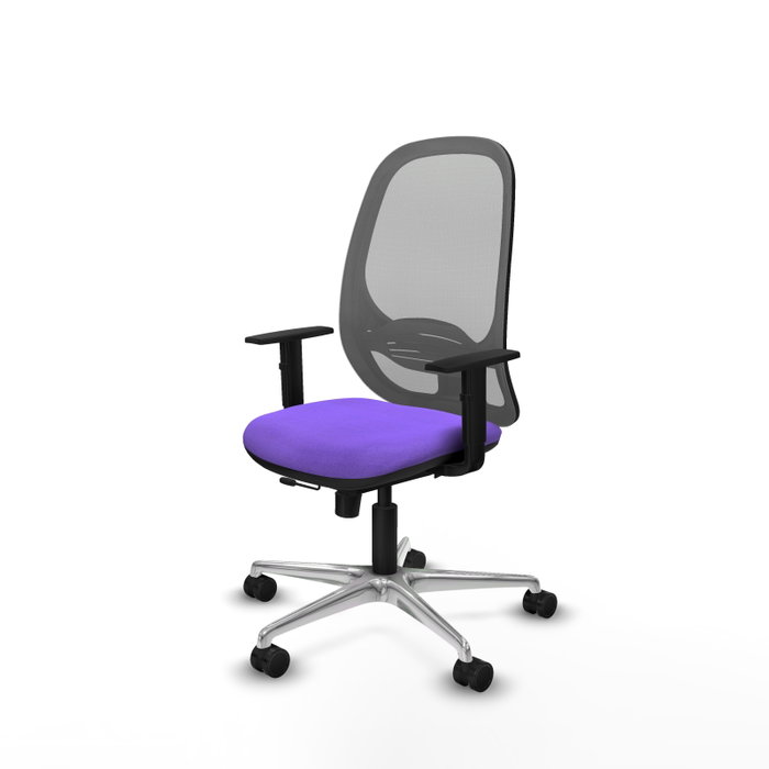 PIQUERAS Y CRESPO Silla de oficina Cilanco con mecanismo Sincro/Traslack, Lila y Gris PIQUERAS Y CRESPO Silla de oficina Cilanco con mecanismo Sincro/Traslack, Lila y Gris