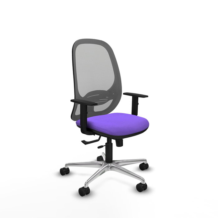 PIQUERAS Y CRESPO Silla de oficina Cilanco con mecanismo Sincro/Traslack, Lila y Gris PIQUERAS Y CRESPO Silla de oficina Cilanco con mecanismo Sincro/Traslack, Lila y Gris