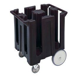 CAMBRO Carro fijo para platos Negro