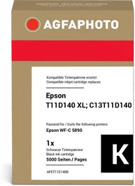 Agfa Photo APET11D140B Cartucho de tinta negro