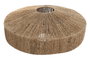 DKD Home Decor Pantalla Yute Metal 51x51x21 Natural