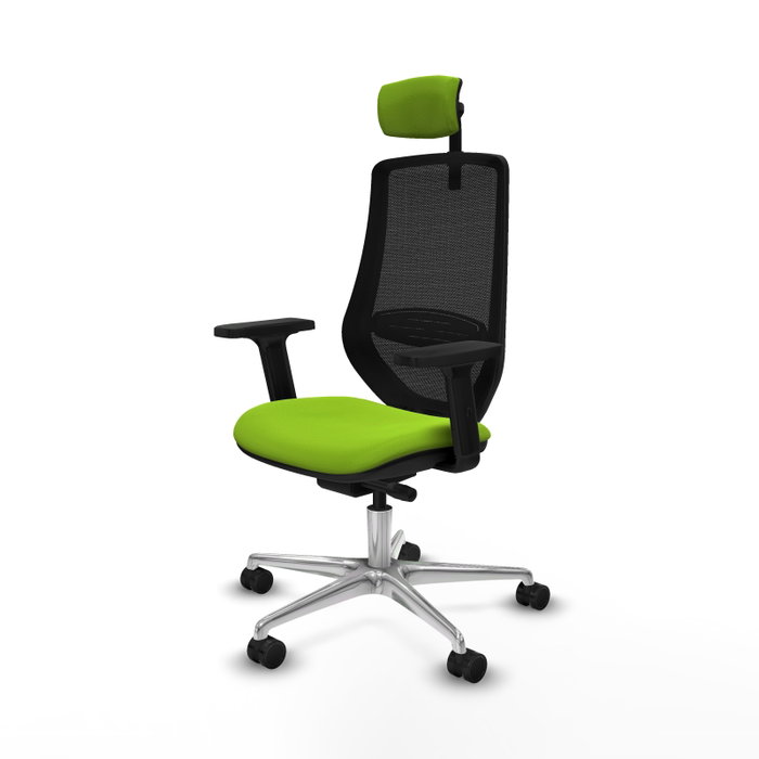 PIQUERAS Y CRESPO Silla de oficina Mardos Sincro/Traslack Pistacho/Negro