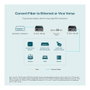 TP-Link TL-FC111B-20 Conversor de Medios WDM Monomodo 10/100 Mbps