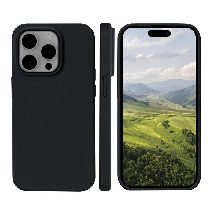 dbramante1928 Nuuk Funda Protectora para iPhone 15 Pro, Negro, Fabricada en Plástico Reciclado y Reciclable dbramante1928 Nuuk Funda Protectora para iPhone 15 Pro, Negro, Fabricada en Plástico Reciclado y Reciclable