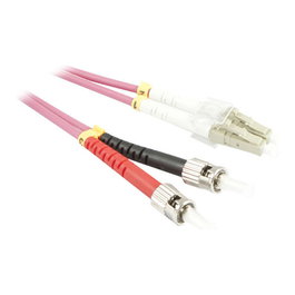 Synergy21 Cable de Fibra Óptica LWL-2-Faser-Patchk 1 m OM4 50/125 um LC-ST Full Duplex Violeta S216289