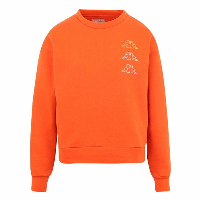 Sudadera sin Capucha Mujer Kappa FROFIO Naranja M