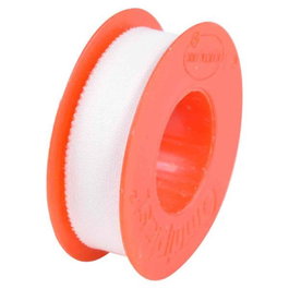 Omniplast Esparadrapo de Tela Blanca, 1.25 cm de Ancho x 5 Metros de Largo, Rollo de 1 Unidad