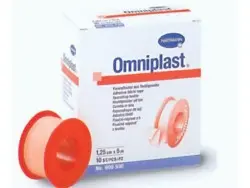 Omniplast Esparadrapo de Tela Blanco 1,25 cm x 5 m