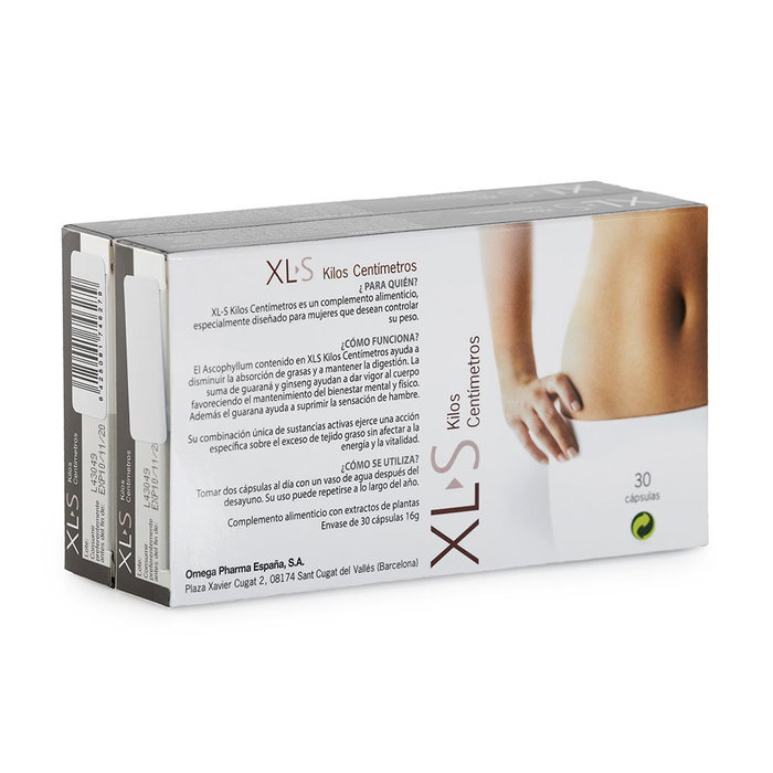 XLS Medical Kilos Centímetros Duo 2 x 30 cápsulas Control y pérdida de peso complemento alimenticio