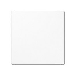 Jung LS 994 B WW Cubierta ciega con anillo de soporte blanco