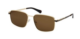 Kenneth Cole RN00001-5832E Gafas de Sol Dorado y Marrón