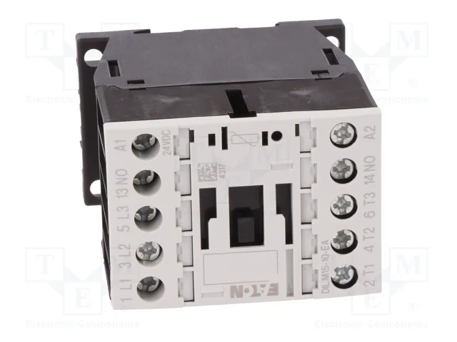 EATON ELECTRIC Contactor DILM15 3-polar 24VDC 15A EATON ELECTRIC Contactor DILM15 3-polar 24VDC 15A