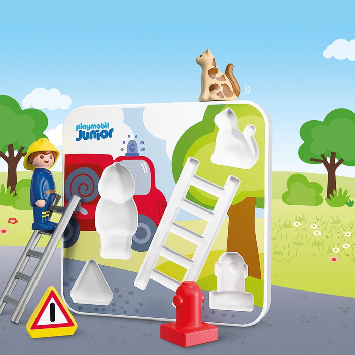 PLAYMOBIL JUNIOR Puzzle de Bomberos 72088 PLAYMOBIL JUNIOR Puzzle de Bomberos 72088