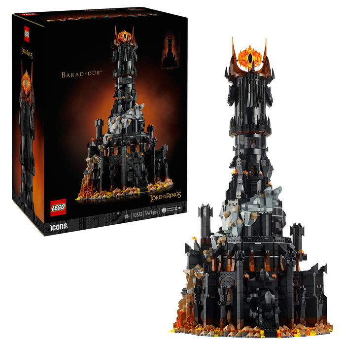 LEGO Icons El Señor de los Anillos: Barad-dûr™ - 5471 Piezas - Juego de Construcción para Adultos 18+