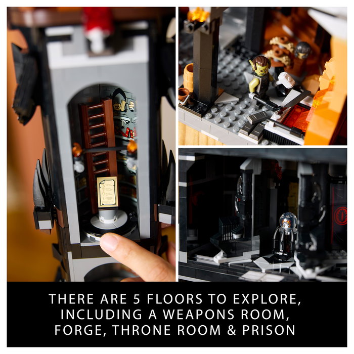 LEGO Icons El Señor de los Anillos: Barad-dûr™ - 5471 Piezas - Juego de Construcción para Adultos 18+