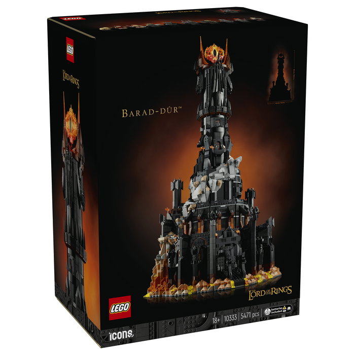 LEGO Icons El Señor de los Anillos: Barad-dûr™ - 5471 Piezas - Juego de Construcción para Adultos 18+