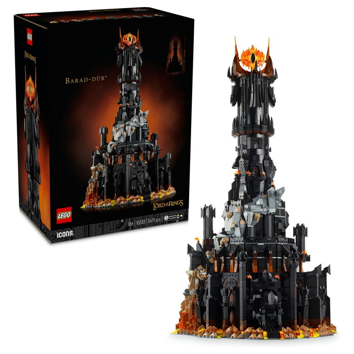 LEGO Icons El Señor de los Anillos: Barad-dûr™ - 5471 Piezas - Juego de Construcción para Adultos 18+
