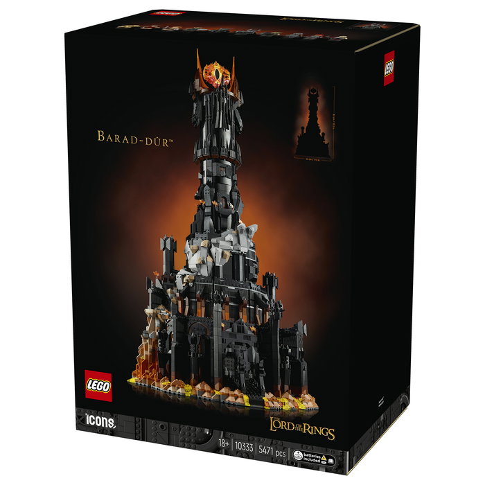 LEGO Icons El Señor de los Anillos: Barad-dûr™ - 5471 Piezas - Juego de Construcción para Adultos 18+