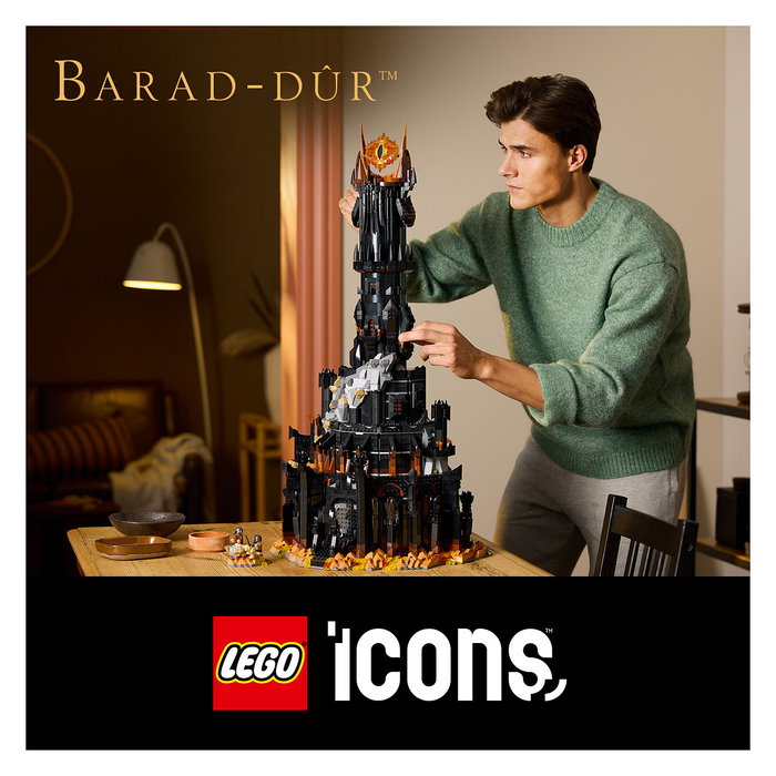 LEGO Icons El Señor de los Anillos: Barad-dûr™ - 5471 Piezas - Juego de Construcción para Adultos 18+