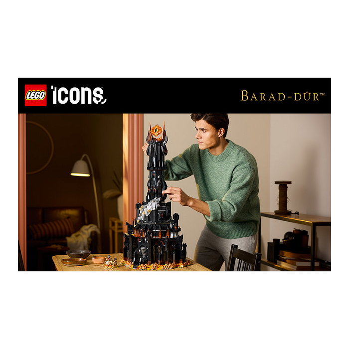 LEGO Icons El Señor de los Anillos: Barad-dûr™ - 5471 Piezas - Juego de Construcción para Adultos 18+