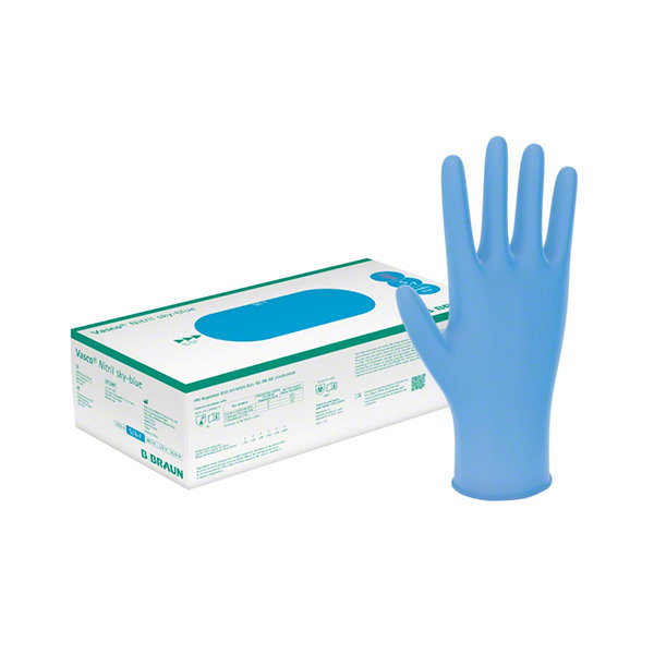 B. Braun Guantes Vasco Nitril Sky-Blue Sin Polvo S (100 ud) B. Braun Guantes Vasco Nitril Sky-Blue Sin Polvo S (100 ud)