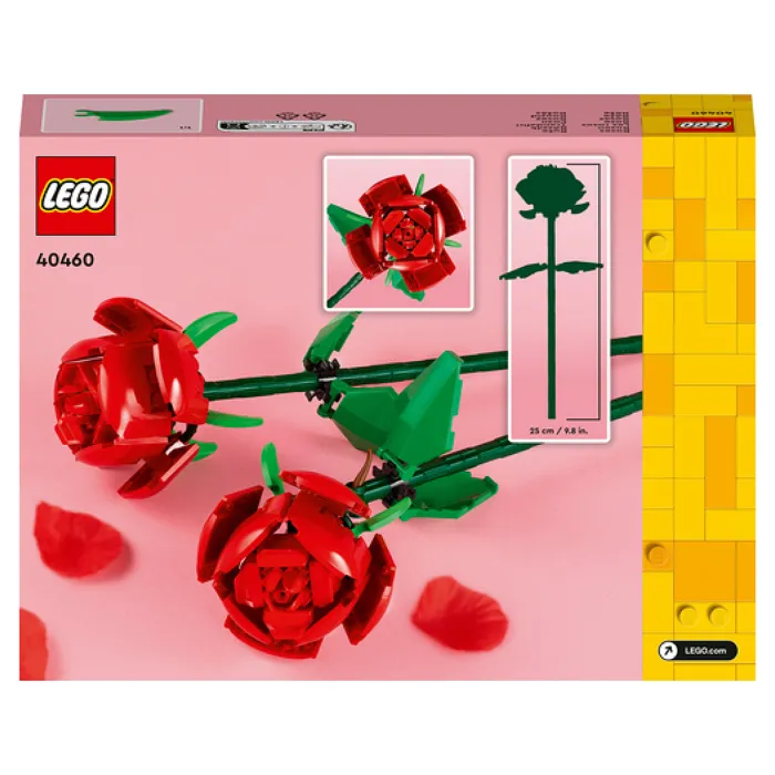 LEGO Botanicals 40460 Rosas Set de flores artificiales para decoración LEGO Botanicals 40460 Rosas Set de flores artificiales para decoración