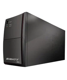 Eightt ES650 Sistema de alimentación ininterrumpida 0,65 kVA 240V Negro