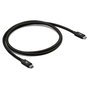 Club3D CAC-1570 Cable USB-C a USB-C USB4 Gen 2x2 80Gbps 1.2m Negro