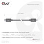 Club3D CAC-1570 Cable USB-C a USB-C USB4 Gen 2x2 80Gbps 1.2m Negro