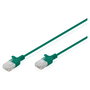 Digitus Cable de Conexión CAT 6 U-UTP Slim Patch, 0.3 m, Verde