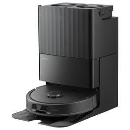 Roborock QR 598 Aspirador y Fregador Robot Negro con Estación Base Multifunción, LiDAR, 180 Min Autonomía, 8000 Pa Succión