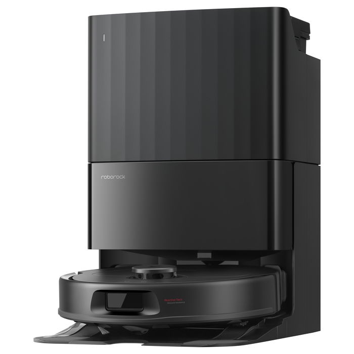 Roborock QR 598 Aspirador y Fregador Robot Negro con Estación Base Multifunción, LiDAR, 180 Min Autonomía, 8000 Pa Succión