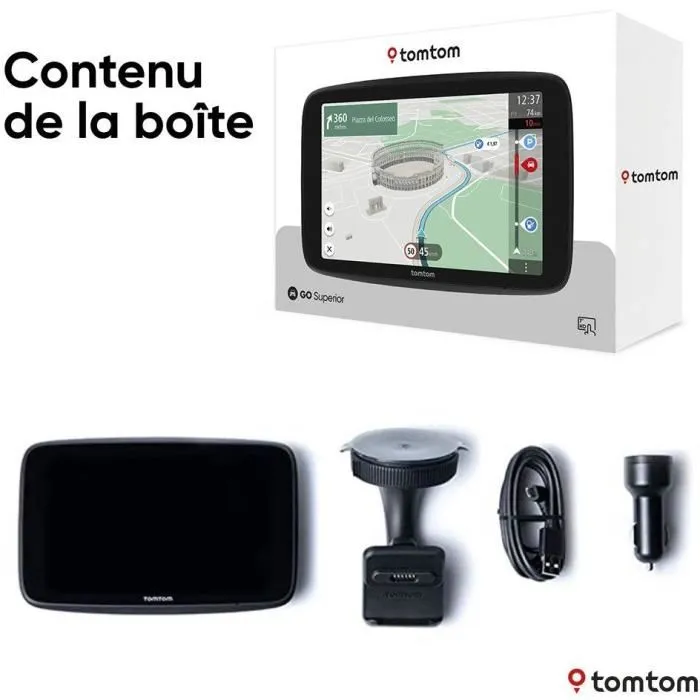 Tom Tom GO Superior GPS Coche Pantalla HD 7" Mapas del Mundo Actualización Wifi Tom Tom GO Superior GPS Coche Pantalla HD 7" Mapas del Mundo Actualización Wifi