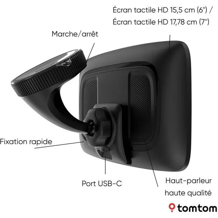 Tom Tom GO Superior GPS Coche Pantalla HD 7" Mapas del Mundo Actualización Wifi Tom Tom GO Superior GPS Coche Pantalla HD 7" Mapas del Mundo Actualización Wifi