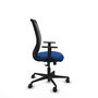 PIQUERAS Y CRESPO Silla de oficina Zulema con mecanismo Sincro, Azul y Negro