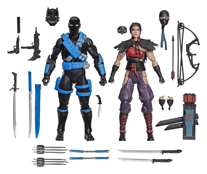 Hasbro G.I. Joe Classified Series Pack de 2 Figuras Snake Eyes & Kim 'Jinx' Arashikage 15 cm