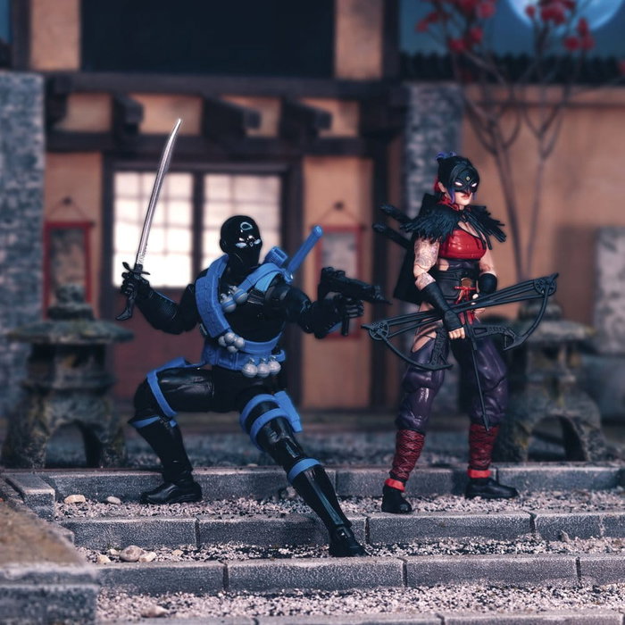 Hasbro G.I. Joe Classified Series Pack de 2 Figuras Snake Eyes & Kim 'Jinx' Arashikage 15 cm