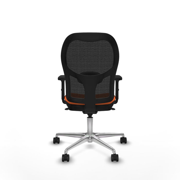 PIQUERAS Y CRESPO Silla de oficina Jorquera Naranja y Negro