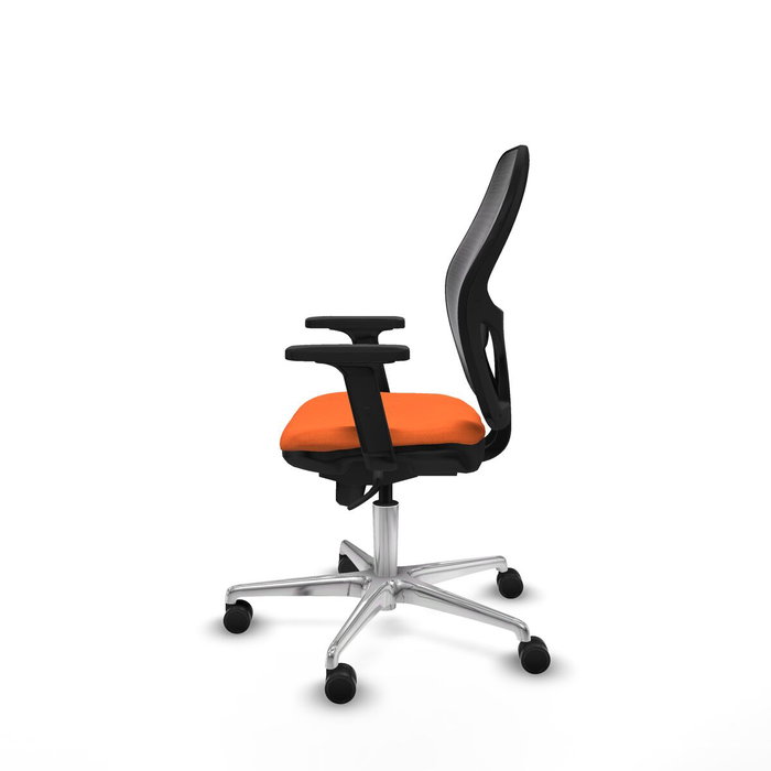 PIQUERAS Y CRESPO Silla de oficina Jorquera Naranja y Negro