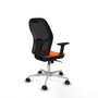 PIQUERAS Y CRESPO Silla de oficina Jorquera Naranja y Negro