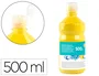 Liderpapel Tempera Liquida Escolar 500 ml Amarillo Superlavable