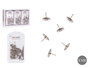 Pincello Set 100 Chinchetas Metálicas Metal 11.5 x 1.5 x 1 cm (Set de 24)