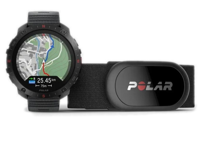 Polar Grit X2 Pro HR S-L Black
