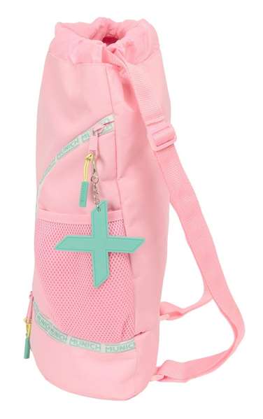 Bolsa Mochila con Cuerdas Munich Candy Rosa 35 x 40 x 1 cm