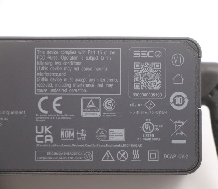 Lenovo Adaptador de corriente 45W 2-pin non-PCC
