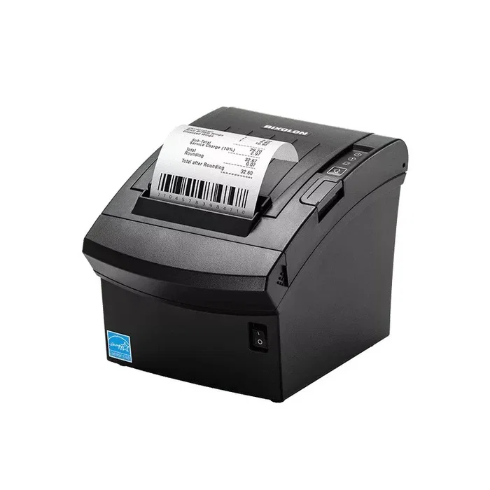 Bixolon SRP-350plusV Impresora de Recibos Térmica Directa 180 DPI, USB/Ethernet, Códigos de Barras, 400 mm/s, Color Negro