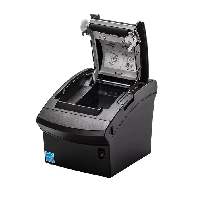 Bixolon SRP-350plusV Impresora de Recibos Térmica Directa 180 DPI, USB/Ethernet, Códigos de Barras, 400 mm/s, Color Negro