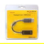DeLock 61849 Adaptador DisplayPort 1.1 a HDMI (ST-BU) Negro